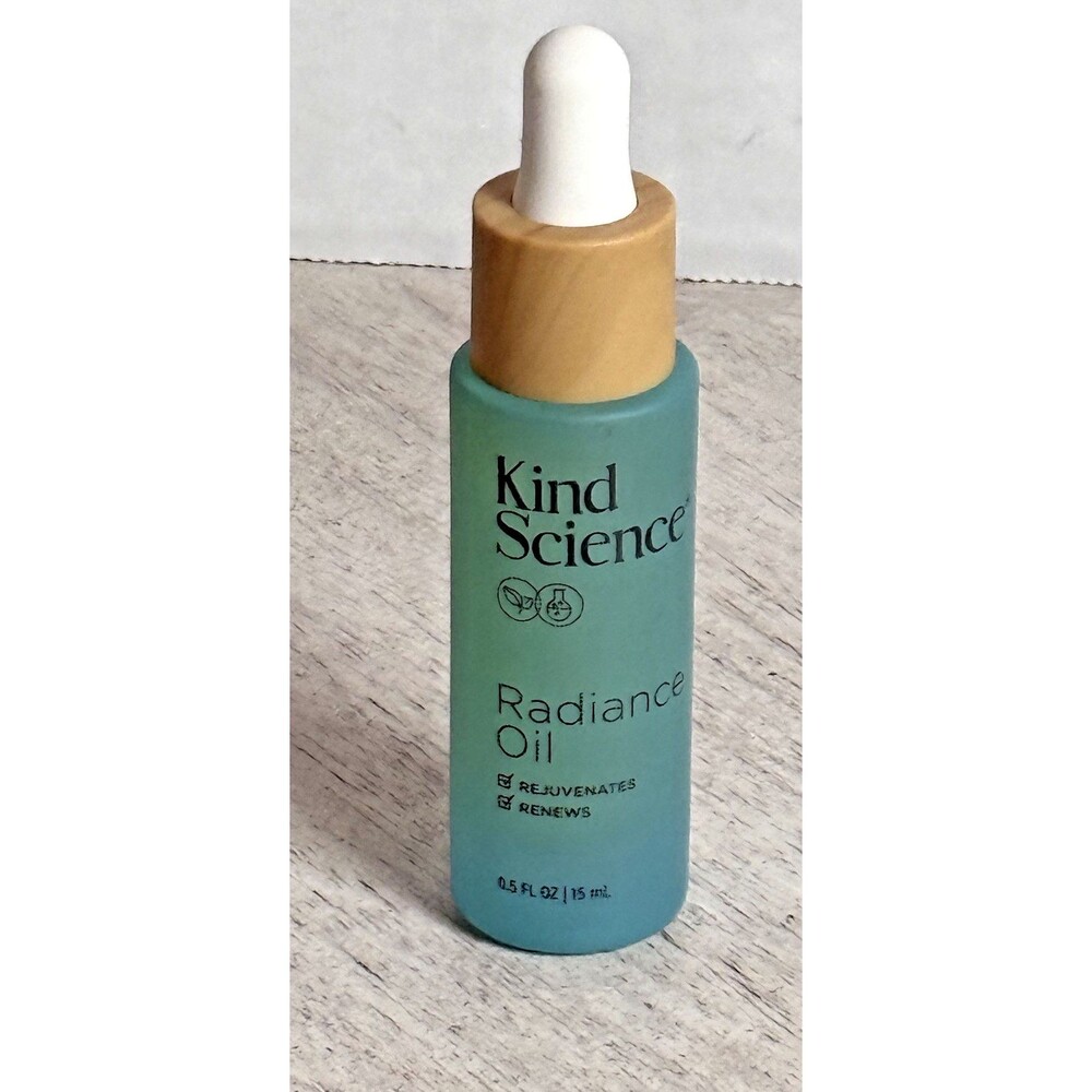 Kind Science Radiance Oil Rejuvenates & Renews Facial Oil 0.5 oz / 15ml New NIB